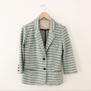Anthropologie | Cartonnier Terry Striped Blazer